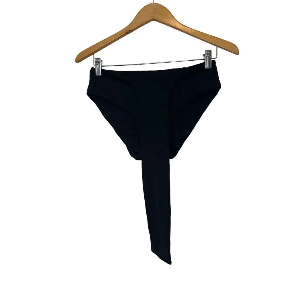 Maygel Coronel Black One-Shoulder Cutout Style Bikini Set NWT Size 10